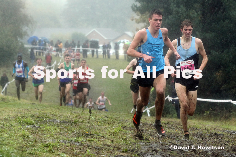 Junior men, National Cross Country Relay Champs., Berry Hill Park, Mansfield.  Photo: David T. Hewitson/Sports for All Pics